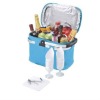 2011 new design blue fashionable 4 person collapsible picnic basket
