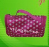 2011 new design fashion spots cosmetic bag,many colour for your choose