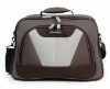 2011 new style fashion polyester and leather travel bag
