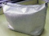 2011 new style sliver corrugate pu cosmetic bag