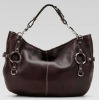 2011 new styles lady fashion evening genuine leather hot-sale handbags brown  color