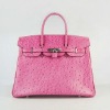 2011 new styles lady fashion evening genuine leather hot-sale handbags pink color