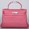 2011 new styles lady fashion evening genuine leather hot-sale handbags pink color