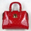 2011 new styles lady fashion evening genuine leather hot-sale handbags red