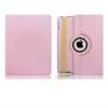 2011 newest 360 rotatable case for ipad2 case pink