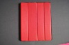 2011 newest and very nice red PU leather case for iPad 2