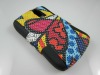 2011 newest cell phone case for blackberry 8300,beautiful black mobile phone case!