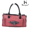 2011 newest fashion lady oxhead leather handbag 8274