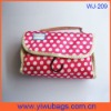 2011 newest fashion pink makeup bag  cosmetic bag set M.O.Q 400pcs