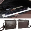 2011 newest nylon and genuine leather men bag for 12'' laptop--hot selling!!!