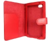 2011 newest stand pu leather for 7" samsung galaxy p1000 tabelt pc leather bag