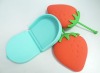 2011 popular New design  strawberry silicone key wallet