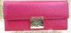 2011 popular leather wallet  metal wallet