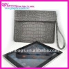 2011 professional crocodile pu carrying leather case for ipad
