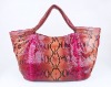 2011 python snake lleather ady  handbag fashion