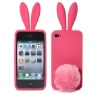 2011 rabbit silicon case for iPhone 4 4G