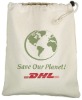 2011 recycle cotton canvas Drawstring bag