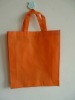 2011 red non woven bag with hanging handle