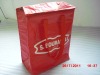 2011 red non woven food cooler bag/lunch bag/can cooler bag