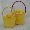 2011 shiny yellow handbag