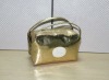 2011 small fashion golden cosmetic bags oem