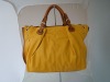 2011 stylish yellow short and long strap women shoulder bags handbags