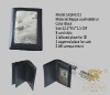 2011 the  fashion genuine cowhide leather&fur mens wallet with Anti-bacterial function