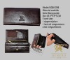 2011 the  fashion trendy genuine cowhide leather mens wallet with Anti-bacterial function