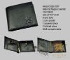 2011 the top grade genuine cowhide leather mens magic wallet with Anti-bacterial function