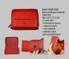 2011 the top grade genuine cowhide leather womens fashion magic wallet with Anti-bacterial function