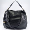 2011 top sale black genuine leather shoulder bag