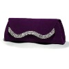 2011 trendy crystal mesh clutch ladies small handbags evening bag