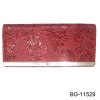 2011 trendy custom print red clutch bag