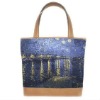 2011 trendy oil painting canvas tote bags