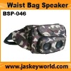 2011 waist bag speaker, travel waist bag speaker, bag with speaker