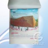 2011 wallcalendar with nonwoven fabric