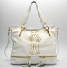 2011 white fashion leather shoulder bag