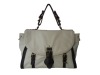 2011 women leisure handbags shopping bag--beige white