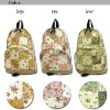 2011 yellow canvas backpack for teens