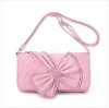 2011Fashion bowknot lady small  PU shoulder bag