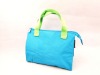 2011blue polyester comfortable cooler bag for travelling