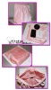 2011high fashion velour make up bag for lady dress up bag