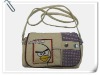 2011latest design PU birds messenger bags/shoulder bag