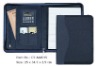 2012 A4 leather folder with calculator