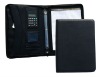 2012 A4 leather portfolio with calculator and binder