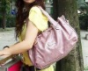 2012 China Yiwu Lady Retro fashion mesh pu summer woman handbag
