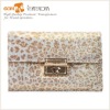 2012 Cowhide LEOPARD luxurious Golden designer Leather handbag&Purse