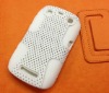 2012 Cross mesh+silicon back cover case for Blackberry Curve 9350 9360 9370