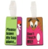 2012 Custom pvc luggage tag for kids