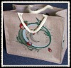 2012 ECO natural jute tote shopping bag